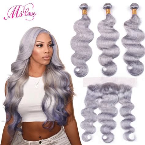 gray hair bundles